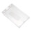 2X Vertical Hard Plastic Badge Holder Double Card ID Multi Transparent 10X6cm 3