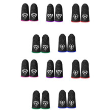 20PCS Gaming Finger Superconducting Electric Fibre 28 Knitted Sleeve Breathable Fingertips for PUBG Mobile Games