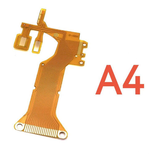 LCD Function Keyboard Button Back Cover Flex Cable Replacement for Konica   A4 35mm Camera - Repair Part 1
