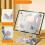 360 Rotation Tablet Holder Stand Height Adjustable Folding  Desk Stand Grey 7