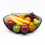 Metal Fruit Bowl, Large Lattice Design, Open Mesh 2