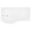 Balterley Modern Bathroom P Shaped Bath & Panel, 1600 x 850 x 410mm, Left Hand 2