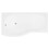 Balterley Modern B Shaped Right Hand Shower Bath & Panel, 1695 x 900 x 415mm 1