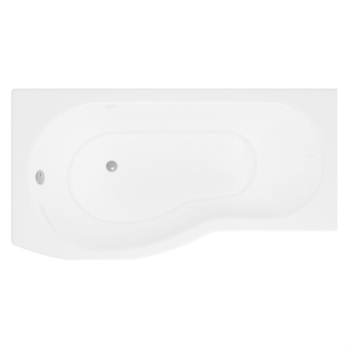 Balterley Modern B Shaped Right Hand Shower Bath & Panel, 1695 x 900 x 415mm