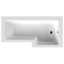 L Square Shower Bath RH 1700x850x700x585