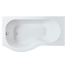 1500mm P shaped showerbath LH