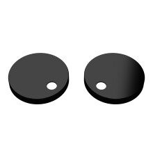 Toilet Seat Cover Caps Black (NCH198)