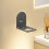 (Gun Grey) Wall Mount Shower Gel Bottle Holder 1
