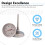 BBQ Oven Thermometer, Stainless Steel Temp Probe 6