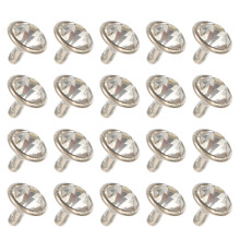 200Sets Lederen DIY Rivets Met Steentjes Voor Ambachtelijke Projecten