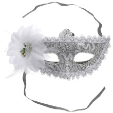 1Kantmasker Wit Met En Kristallen, Perfect Bal En Cosplay
