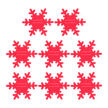 8St Praktische Xmas Tafelzakjes Rood Non-Woven Voor