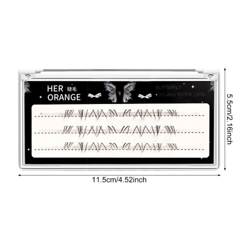 (01) Wispy Manga Cluster Lashes for All Eyes 1