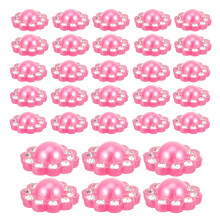 50St Duurzame Roze Rhinestone Knoppen Voor Handgemaakte Accessoires