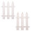 2St Wit Plastic Tuinafscheiding Voor Decoratie En Bescherming 1