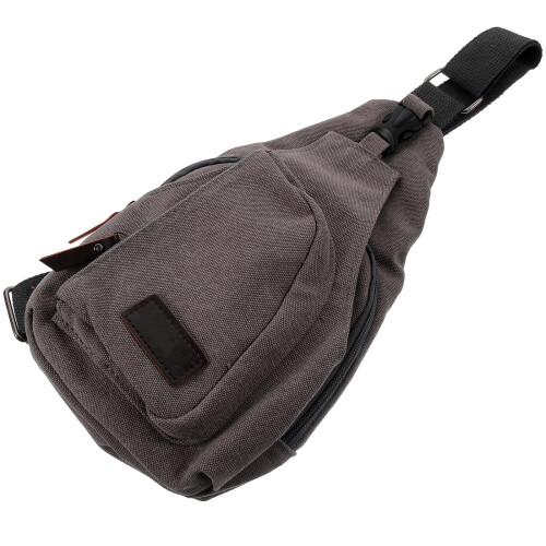 1Men Outdoor Canvas Schoudertas Grijs Multifunctioneel