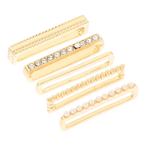 1Set Gouden Horlogeband Loop Charm Accessoire