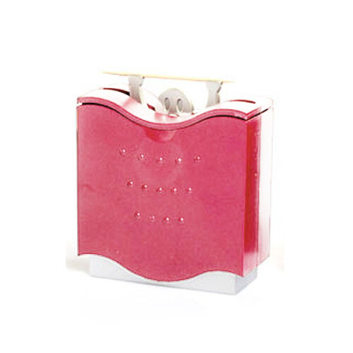 1Toothpick Holder Case Compact Rood Met Gewichtheffer Thema 2