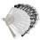 2St Chinese Style Handwaaier Van Plastic En Kant En Decor 11
