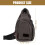 1Men Outdoor Canvas Schoudertas Grijs Multifunctioneel 2
