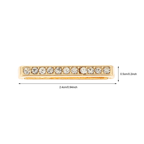 1Set Gouden Horlogeband Loop Charm Accessoire 1