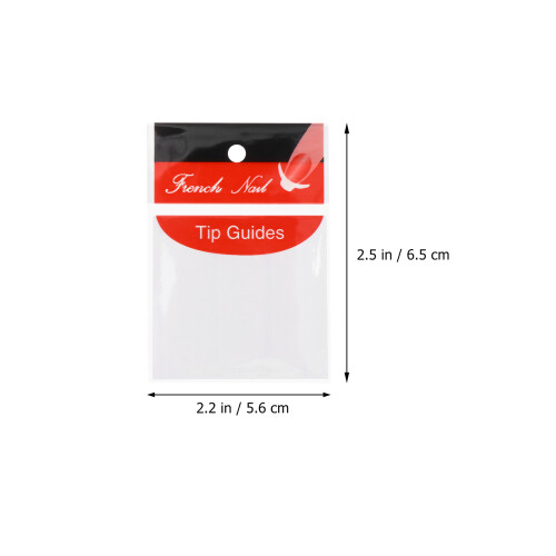 30St Nail Tip Guides Decal Wit Voor Professioneel Gebruik 1