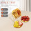 1Set Functionele Gouden Snack Tray Met Ijzeren Opbergrek Voor Thuis 5