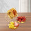 1Set Functionele Gouden Snack Tray Met Ijzeren Opbergrek Voor Thuis 6