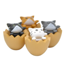 4St Kat Figuren PVC Decoratie Set Voor Kinderen En Huis