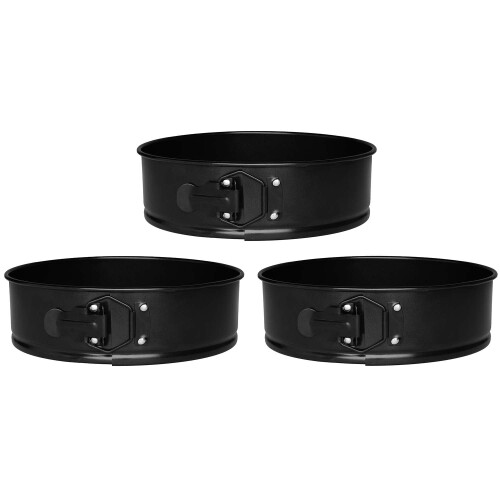 Springform Pans with Removable Base, Set of 3 1