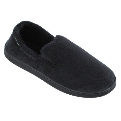 Isotoner Men's Microterry Jake Closed-Back Slippers 1