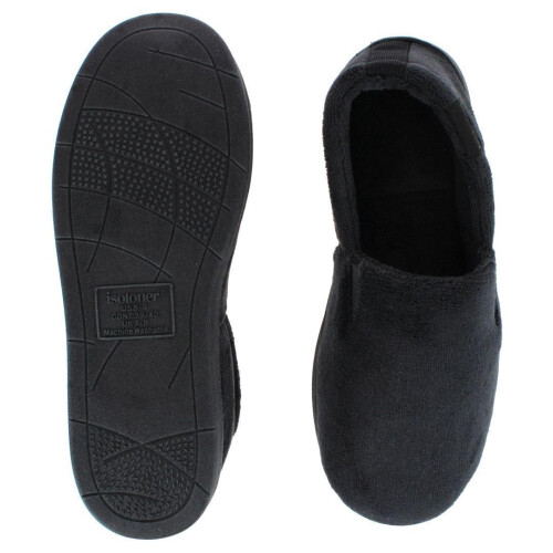 Isotoner Men's Microterry Jake Closed-Back Slippers 2