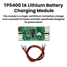 TP5400 1A Lithiumbatterijlaadmodule - 5V 1A Step- Converter met Micro-USB-Interface voor Draagbare Elektronica