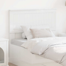 vidaXL Headboard Gloss White Engineered wood