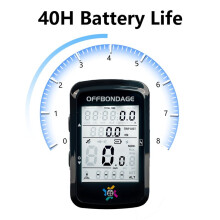 OFFBONDAGE GPS Cycling Computer - 2.6-Inch Wireless Speedometer, Waterproof Odometer, Digital Stopwatch for Biking