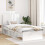 VidaXL vidaXL Headboard High Gloss White Engineered Wood 1