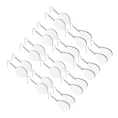 1Set Earring Blanks Wit Voor Handmatige Creatieve Oorbellen