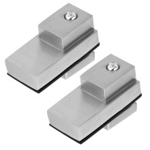 2St Spiegelhouders Van Zinklegering, Praktische Muurclips Voor