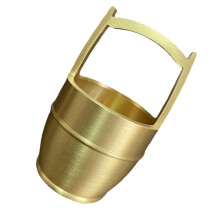 Kunstzinnige Gouden Koperen Emmer Kamerdecoratie