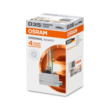 OSRAM XENARC ORIGINAL D3S HID, Xenon Headlight Bulb 66340HBI, Folding Carton Box (1 piece)