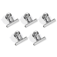 5St Rvs Zuignap Clips Voor Thuis En Keuken, Herbruikbare Klemmen