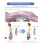 Pneumatic Back Stretcher for Lower Back Pain Relief - Stepless Air-Adjustable Lumbar Support Board with Extra-Wide Panel 3