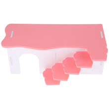 1Ladder Hamsterhuis Van Roze PVC Speel- En Rustplekken