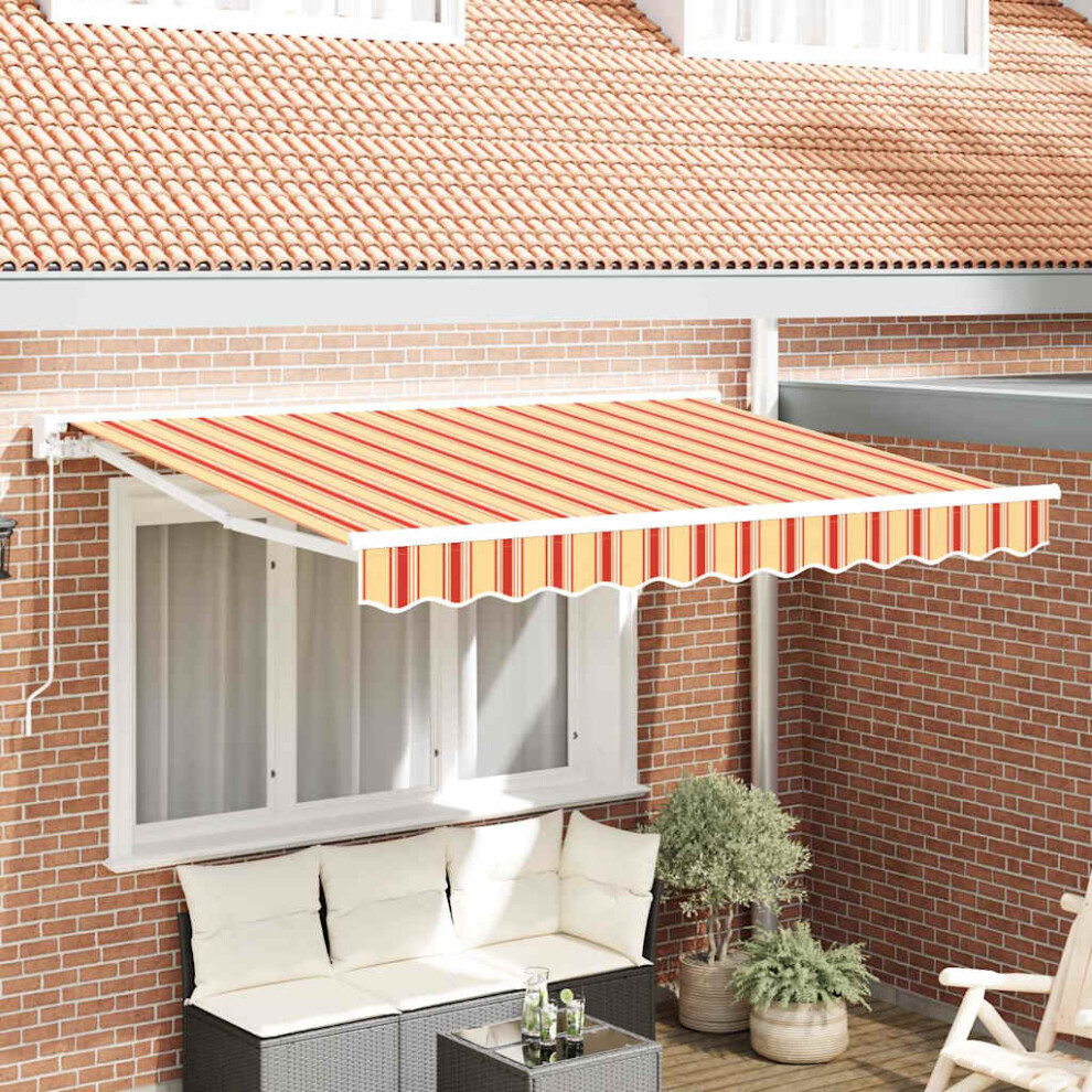 Vidaxl Awning Frame Multicolour 350 X 200 Cm Polyester With Pu Coating