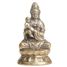 Mini Gouden Avalokitesvara Huisdecor Ornament