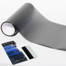 VT Supplies 30 x 200cm Matt Dark Black Car Taillight Film - Not For Headlights or Fog Lights + Squeegee Tool