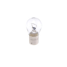 Bosch P21W (382) Longlife Daytime Halogen Headlight Bulbs, 12 V 21 W, Long-lasting - Socket Type BA15s - Pack of 2 Replacement Car Light Bulbs