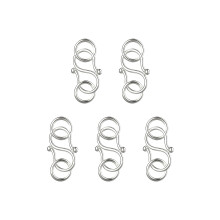 5St Zilveren S-Haak Sluitingen Armband Buckles Sieraden Repareren