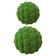 2St Sfeervolle Moss Ballen Voor DIY Tuindecoratie En Feest Groen
