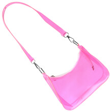 1Women Casual Bag PVC Roze Handtas Shopping En Tijd